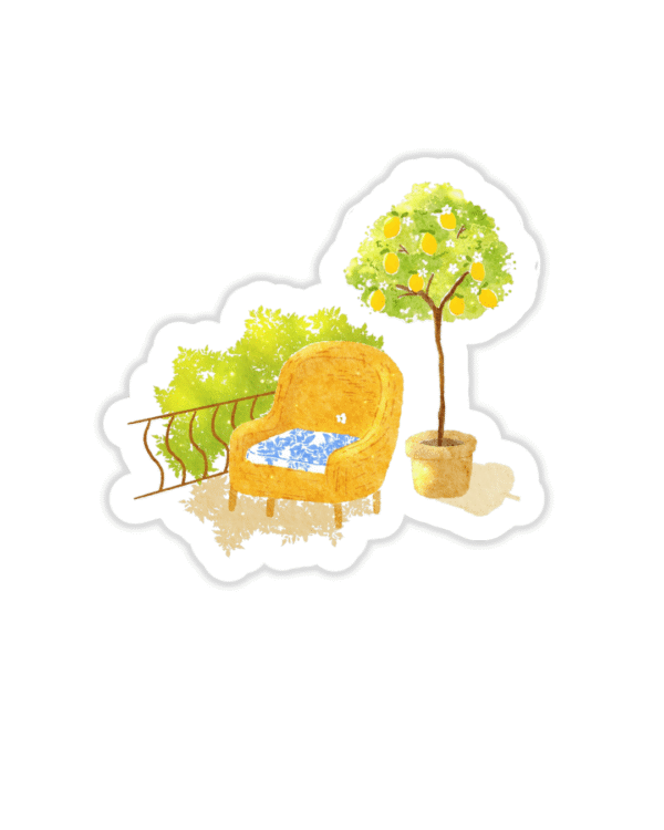 Rattan Chair Sticker