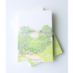 Spring Forest Note pad