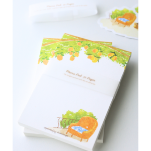 Summer Lemon Town Notepad