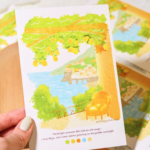 Summer Lemon Town Postcard