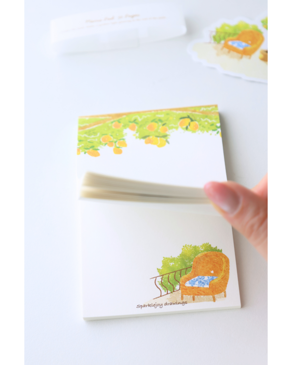 Summer Lemon Town Notepad