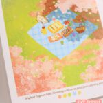 Picnic under Sakura Art Print