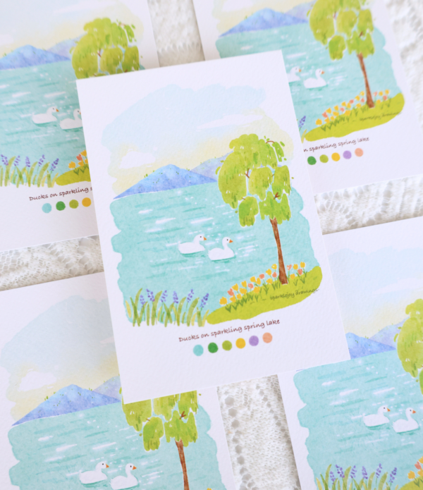 Ducklings Postcard