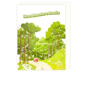 New Adventure Awaits - Mini Greeting Card