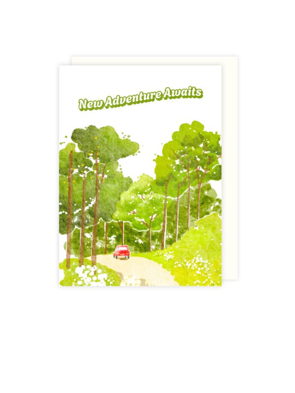 New Adventure Awaits – Mini Greeting Card