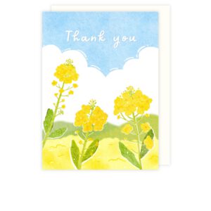 Canola Mini Greeting Card - Thank You
