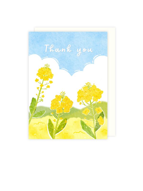 Canola Mini Greeting Card – Thank You