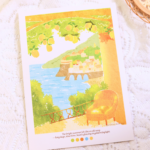Summer Lemon Town Art Print