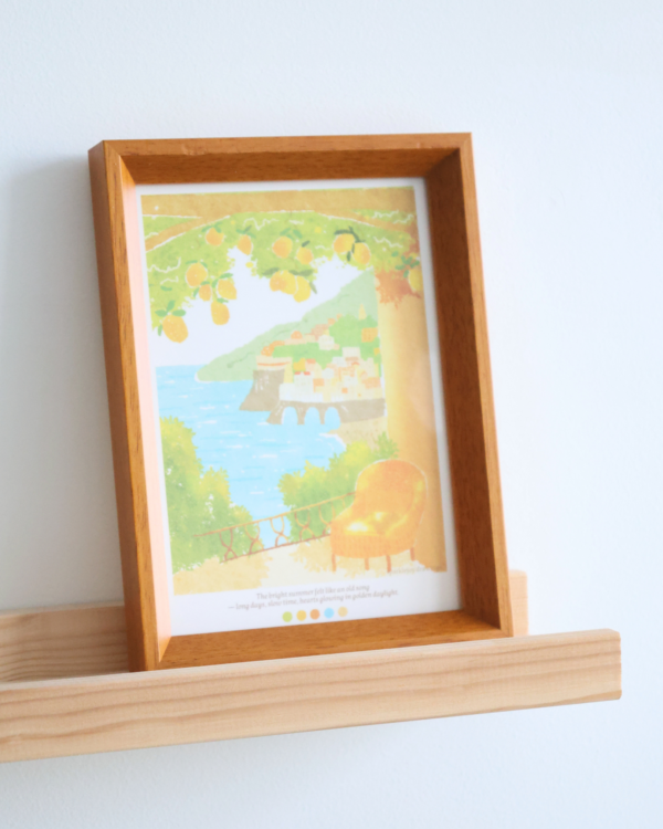 Summer Lemon Town 5″x7″ Art Print
