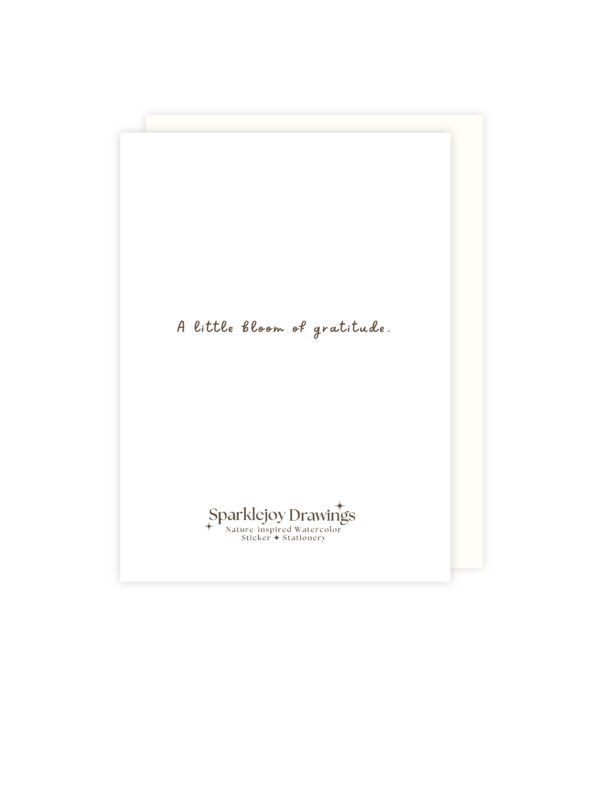 Canola Mini Greeting Card – Thank You