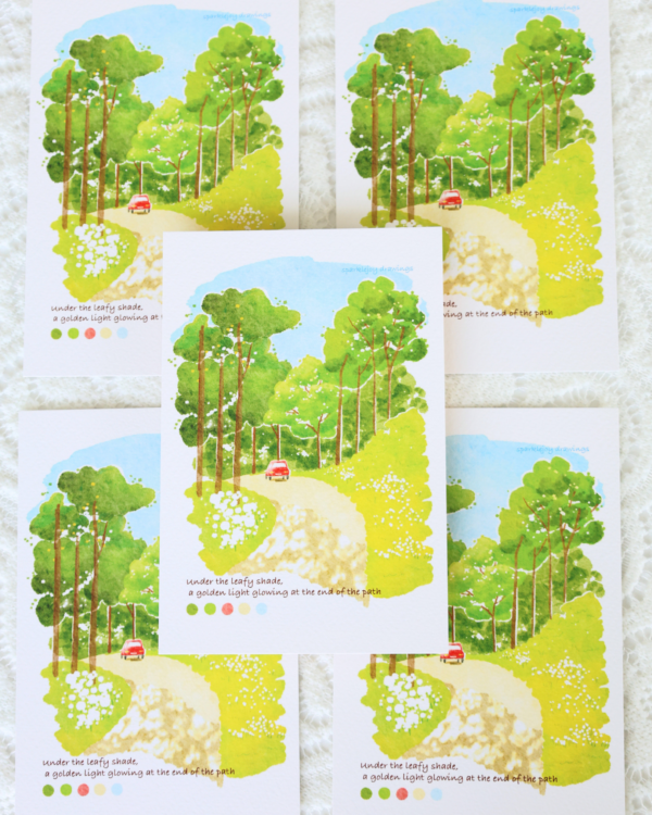 Spring Forest Postcard