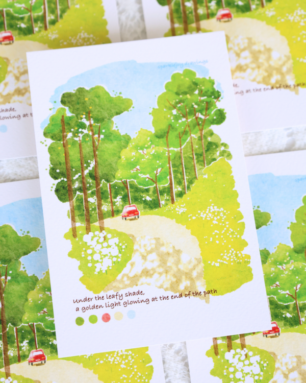 Spring Forest Postcard