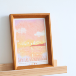 Whimsical Pink Sunset 5″x7″ Art Print