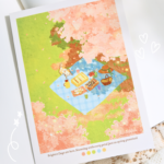 Picnic under Sakura 5″x7″ Art Print