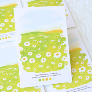 Sunrise Daisy Postcard