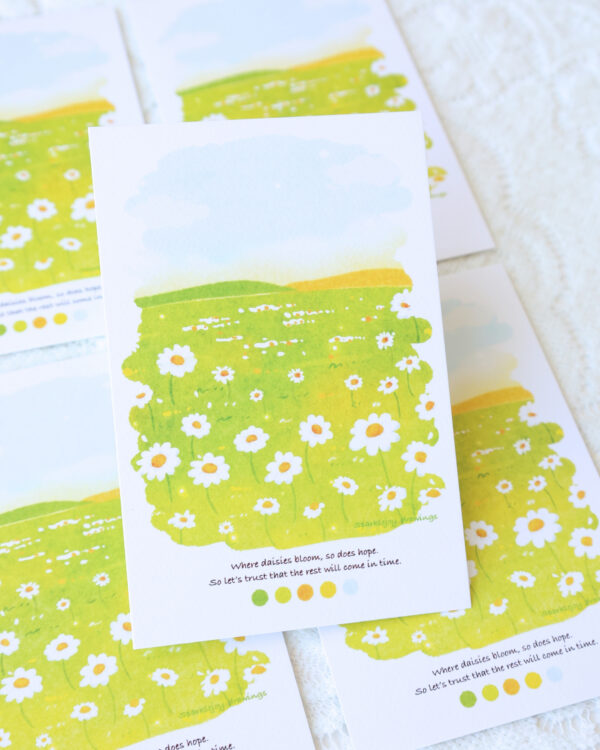 Sunrise Daisy Postcard