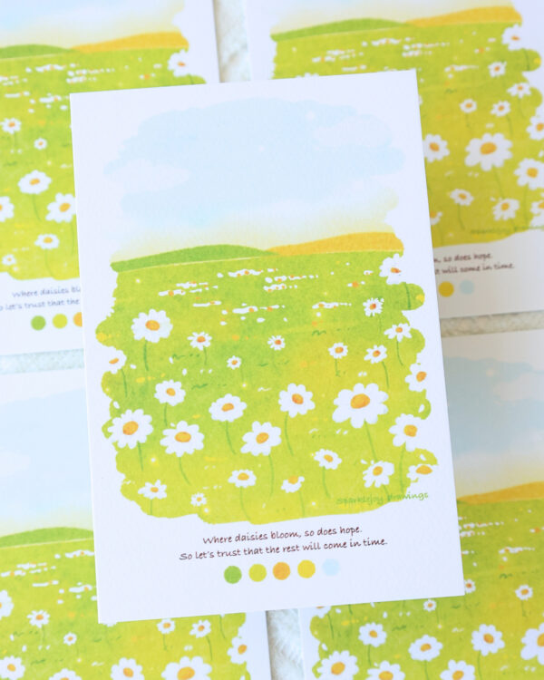 Sunrise Daisy Postcard